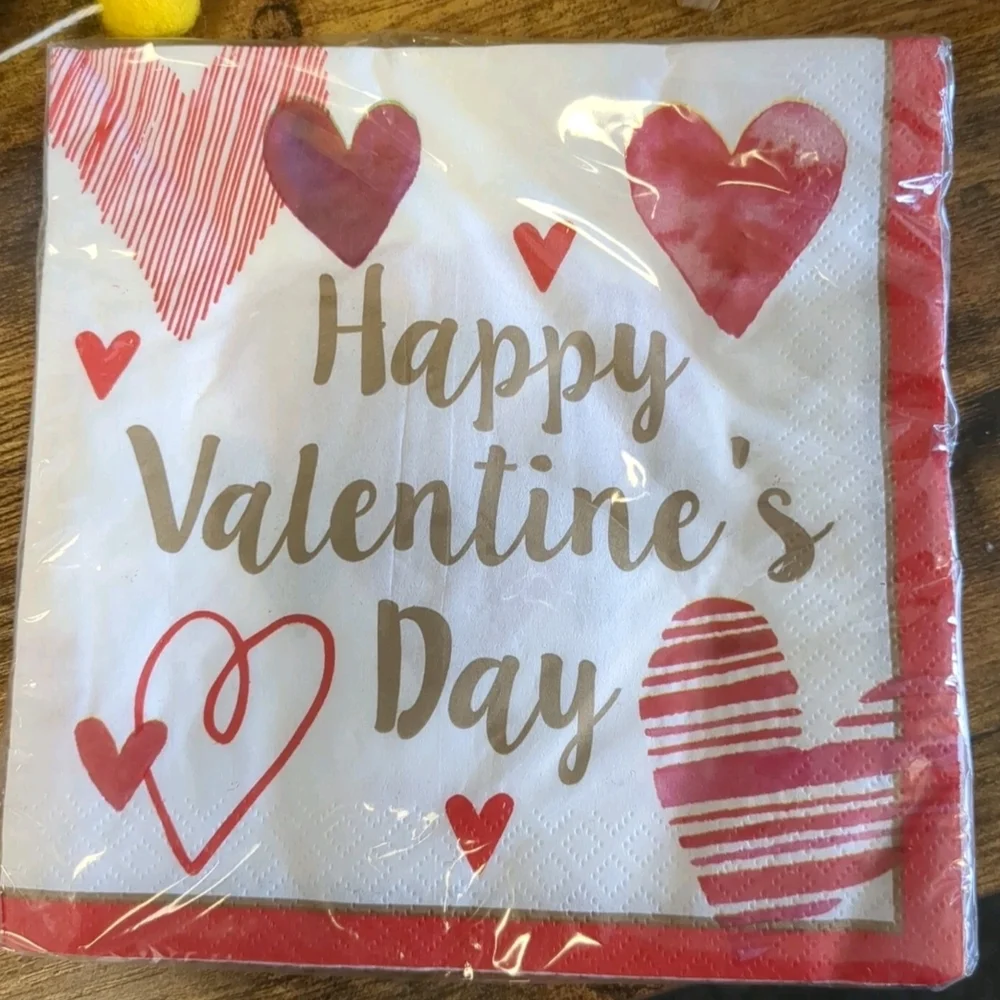 Valentine's Day Heart Napkins